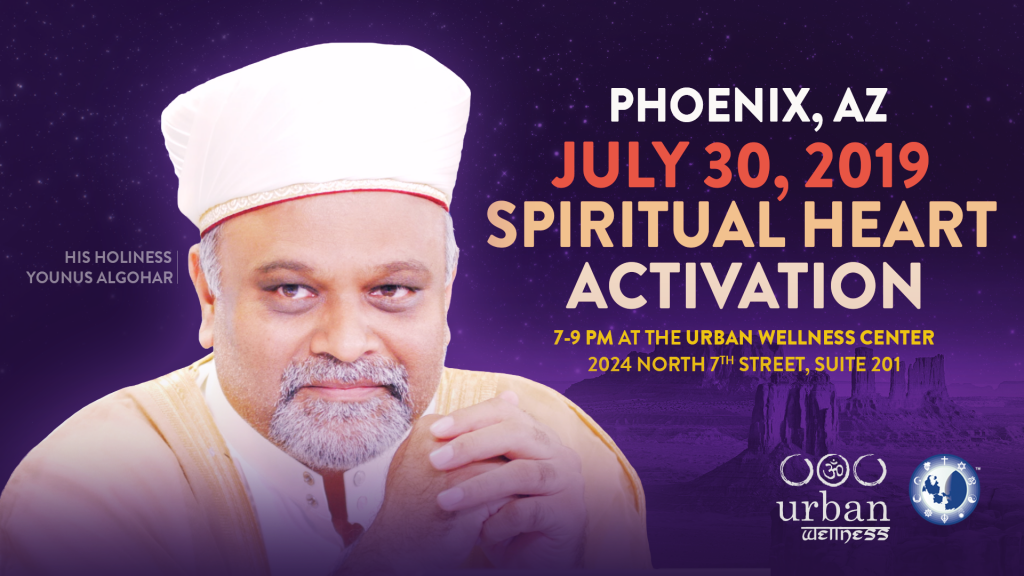 30 July: Urban Wellness Center Spiritual Heart Activation Ceremony